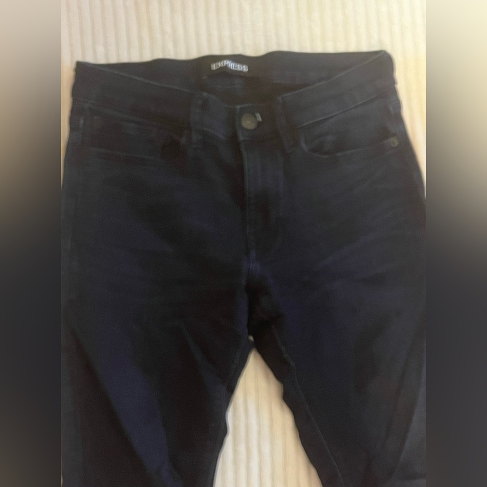Express Women’s Supersoft Midrise Blue Jeans 4 Short BUNDLE - Picture 5 of 10